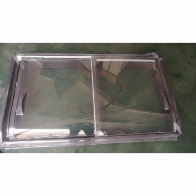 Deep Freezer Parts Sliding Curve Glass for Chest Freezer